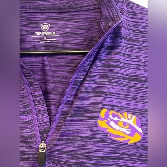 LSU 1/4 Zip Men’s pullover size S - Picture 6 of 8
